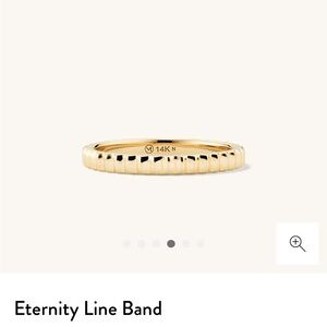 Mejuri eternity line  band 14k